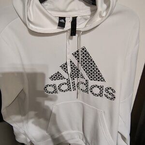 Adidas White hoodie - like new!